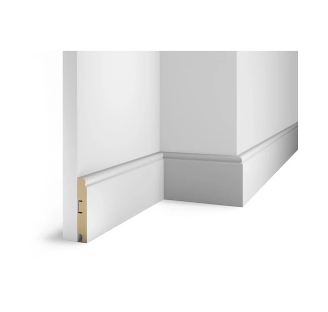 Плинтус напольный МДФ Cosca Decor AP76 под покраску Плинтус напольный МДФ Cosca Decor AP76 под покраску