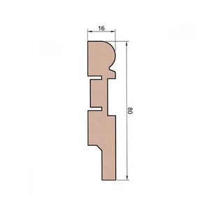 Плинтус напольный МДФ Cosca Decor AP28 под покраску