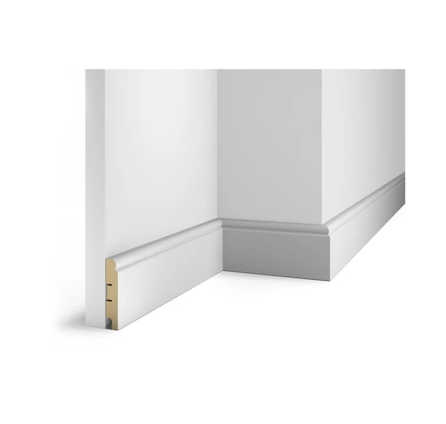 Плинтус напольный МДФ Cosca Decor AP09 под покраску Плинтус напольный МДФ Cosca Decor AP09 под покраску