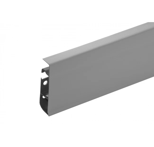 Плинтус напольный ПВХ Cezar HI-LINE PRESTIGE Серый 088 Плинтус напольный ПВХ Cezar HI-LINE PRESTIGE Серый 088