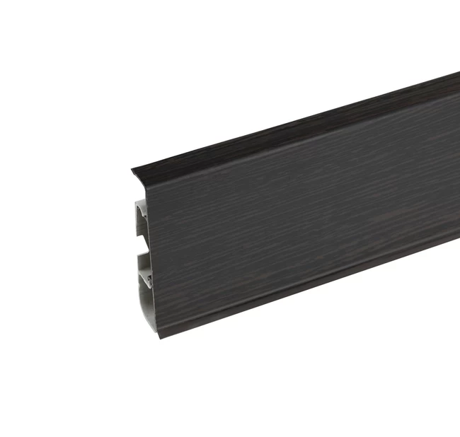 Плинтус напольный ПВХ Cezar HI-LINE PRESTIGE Темный Венге 200 Плинтус напольный ПВХ Cezar HI-LINE PRESTIGE Темный Венге 200