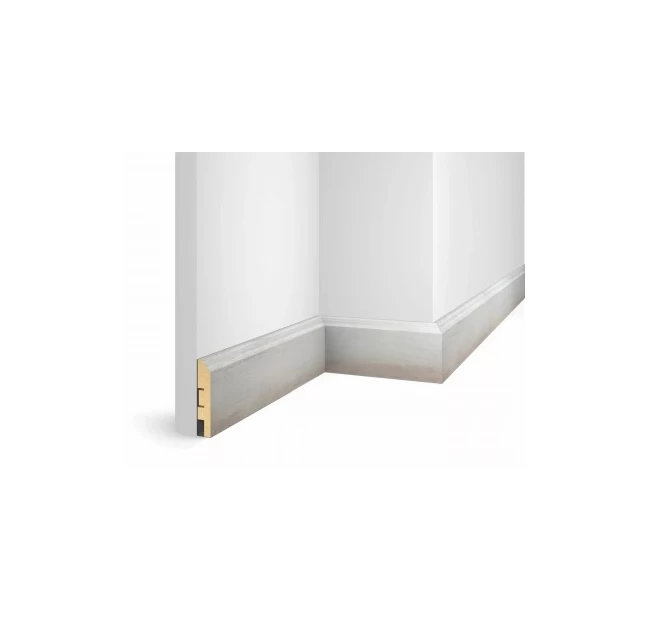 Плинтус напольный МДФ Cosca Decor экошпон WP07 Дуб Кремовый Плинтус напольный МДФ Cosca Decor экошпон WP07 Дуб Кремовый