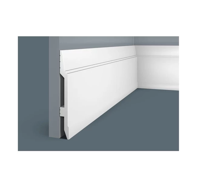 Плинтус напольный МДФ Cosca Decor экошпон WP07 Дуб Антик белый Плинтус напольный МДФ Cosca Decor экошпон WP07 Дуб Антик белый