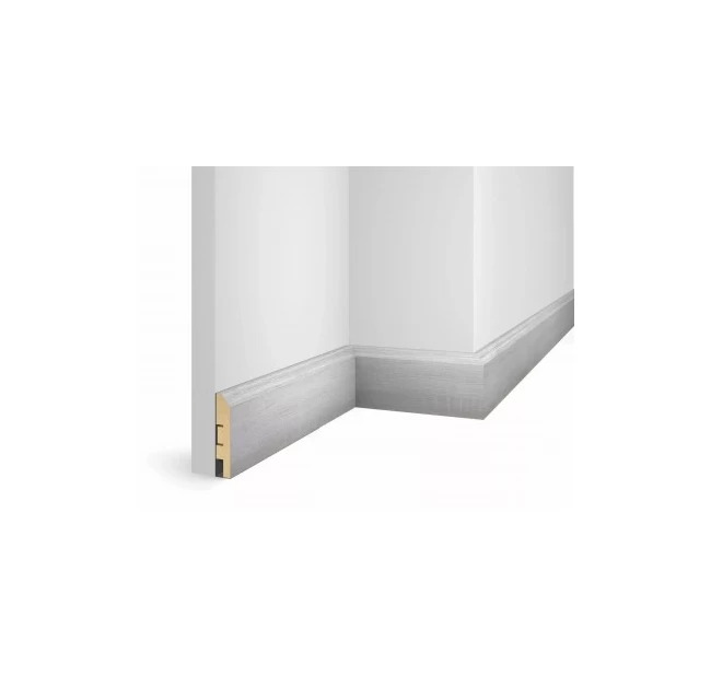 Плинтус напольный МДФ Cosca Decor экошпон WP07 Дуб Айсберг Плинтус напольный МДФ Cosca Decor экошпон WP07 Дуб Айсберг