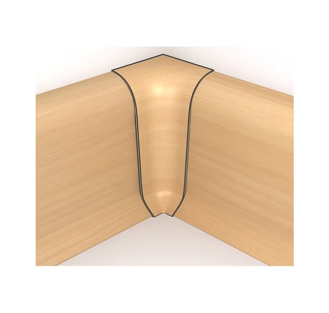 Угол внутренний к плинтусу ПВХ Rico Leo Угол внутренний к плинтусу ПВХ Rico Leo