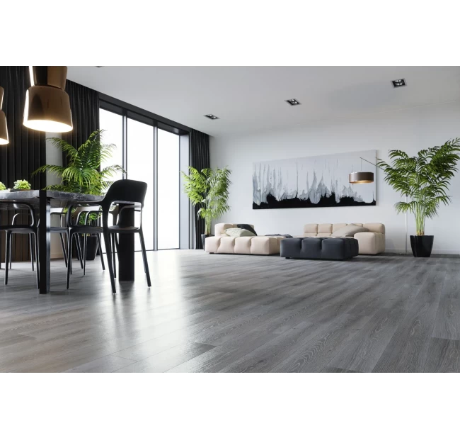 Кварцевый Ламинат Fargo Comfort 379-1 Дуб Серый Иней Кварцевый Ламинат Fargo Comfort 379-1 Дуб Серый Иней