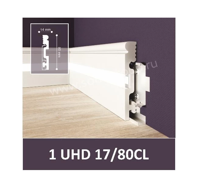 Плинтус напольный Solid UHD 17/80CL Плинтус напольный Solid UHD 17/80CL