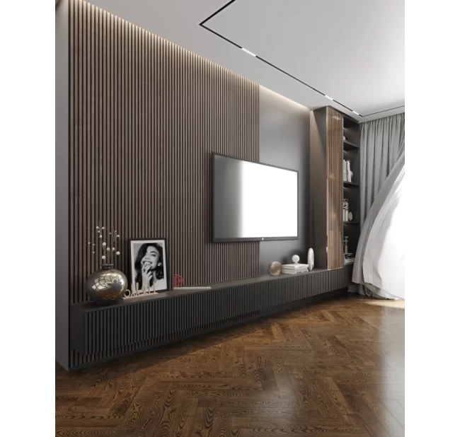Декоративная реечная панель из полистирола Decor-Dizayn 904-66SH Золотой орех Декоративная реечная панель из полистирола Decor-Dizayn 904-66SH Золотой орех