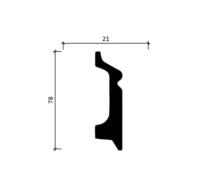 Плинтус напольный Decor-Dizayn DD122 Плинтус напольный Decor-Dizayn DD122