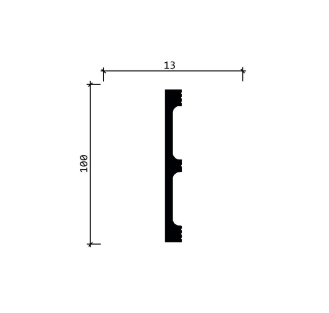 Плинтус напольный Decor-Dizayn DD709 Плинтус напольный Decor-Dizayn DD709