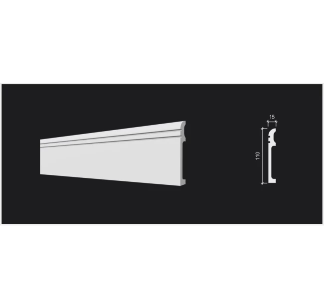 Плинтус напольный Decor-Dizayn DD721 Плинтус напольный Decor-Dizayn DD721