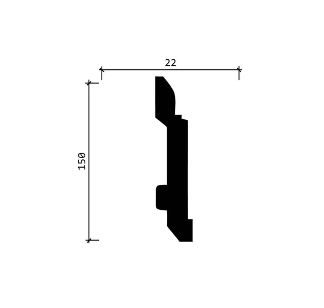 Плинтус напольный Decor-Dizayn DD702 Плинтус напольный Decor-Dizayn DD702