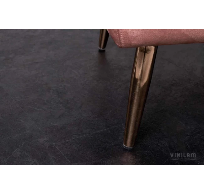 Виниловый ламинат Vinilam Ceramo Stone Glue Сланцевый Чёрный 61607 Виниловый ламинат Vinilam Ceramo Stone Glue Сланцевый Чёрный 61607