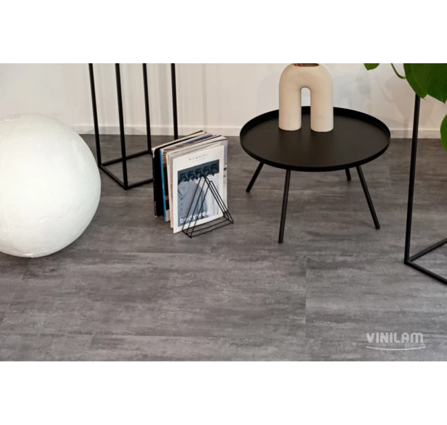 Виниловый ламинат Vinilam  Ceramo Glue Цемент Серый 71616 Виниловый ламинат Vinilam  Ceramo Glue Цемент Серый 71616