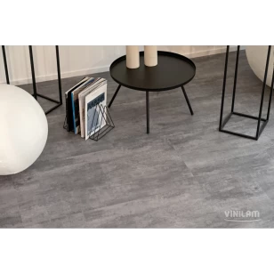Кварц-виниловый пол Vinilam Ceramo Glue Цемент Серый 71616