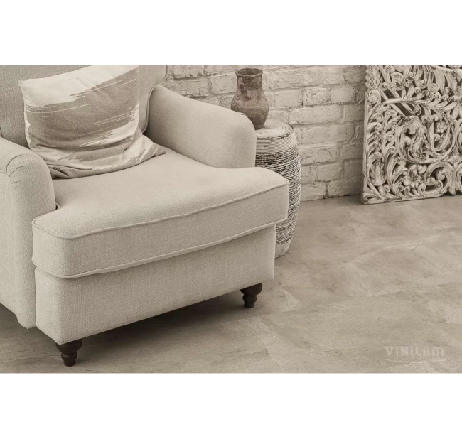 Виниловый ламинат Vinilam Ceramo Stone Бетонная Смесь 61603 Виниловый ламинат Vinilam Ceramo Stone Бетонная Смесь 61603