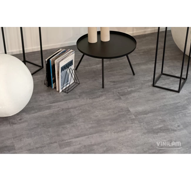 Виниловый ламинат Vinilam Ceramo Stone Цемент Серый 71616 Виниловый ламинат Vinilam Ceramo Stone Цемент Серый 71616