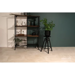 Виниловый ламинат WPC Vinilam Ceramo Бетон Белый 71615