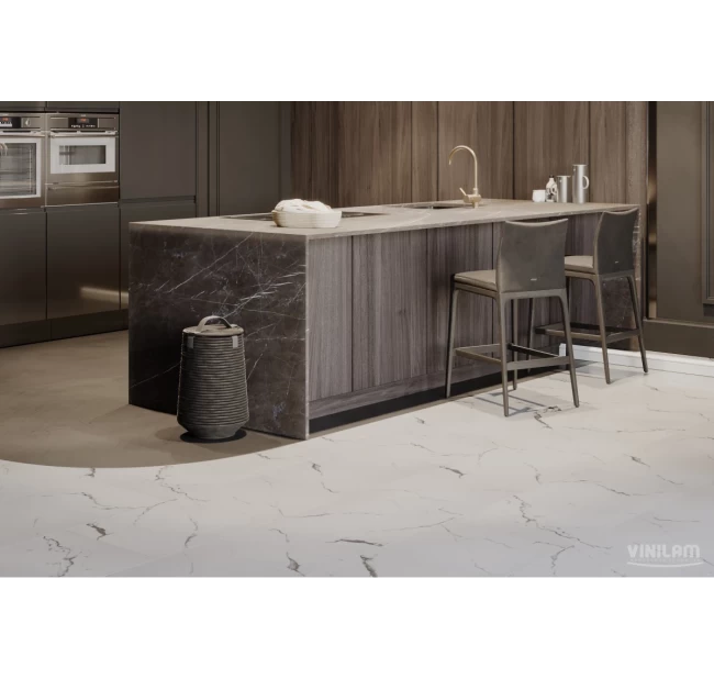 Виниловый ламинат Vinilam Ceramo Stone Итальянский Мрамор 83444 Виниловый ламинат Vinilam Ceramo Stone Итальянский Мрамор 83444
