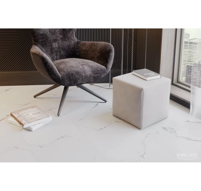Виниловый ламинат Vinilam Ceramo Stone Итальянский Мрамор 83444 Виниловый ламинат Vinilam Ceramo Stone Итальянский Мрамор 83444