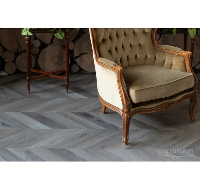 Виниловый ламинат Vinilam Parquet Chevron Легран RI444515CL4 Виниловый ламинат Vinilam Parquet Chevron Легран RI444515CL4