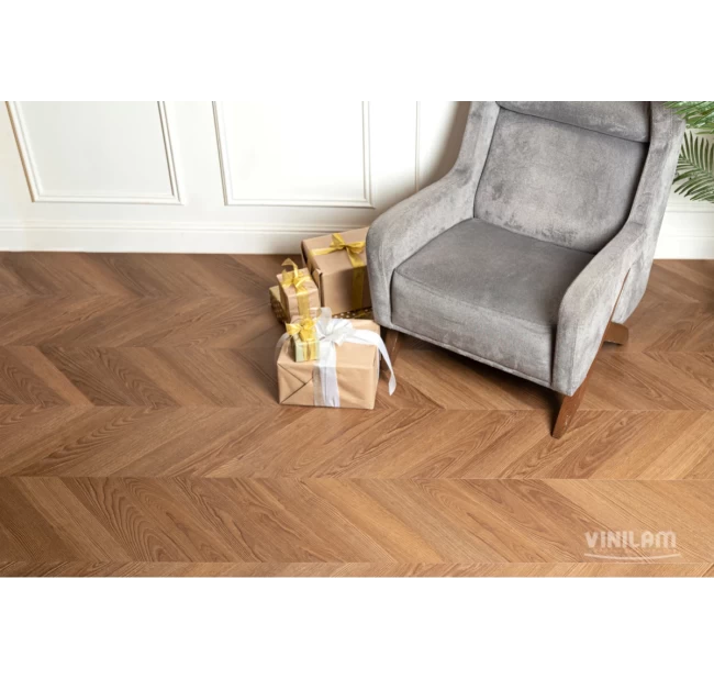 Виниловый ламинат Vinilam Паркет Шеврон Плезир I1651102 Виниловый ламинат Vinilam Паркет Шеврон Плезир I1651102