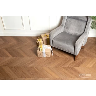 Виниловый ламинат Vinilam Parquet Chevron Плезир I1651102