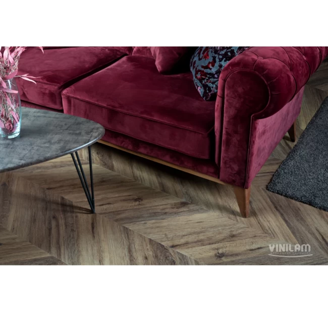 Виниловый ламинат Vinilam Parquet Chevron Лувр I107516 Виниловый ламинат Vinilam Parquet Chevron Лувр I107516