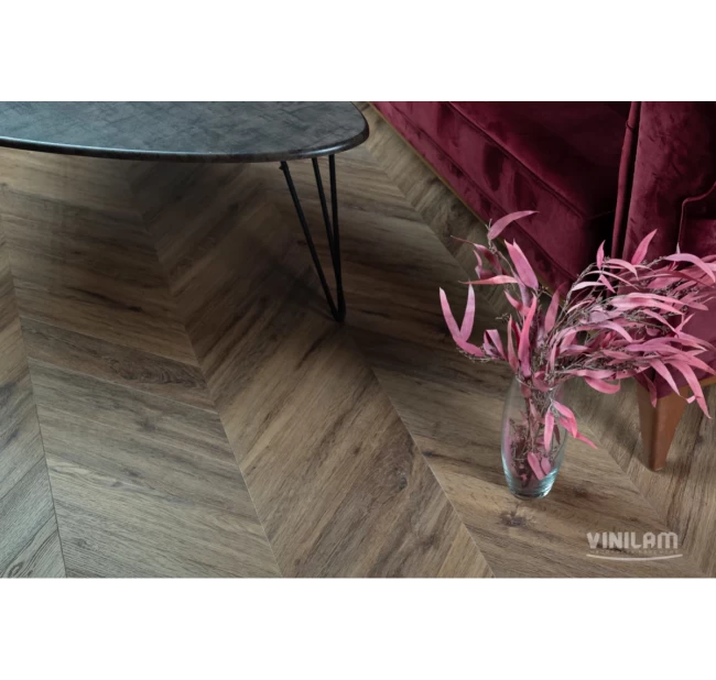 Виниловый ламинат Vinilam Parquet Chevron Лувр I107516 Виниловый ламинат Vinilam Parquet Chevron Лувр I107516