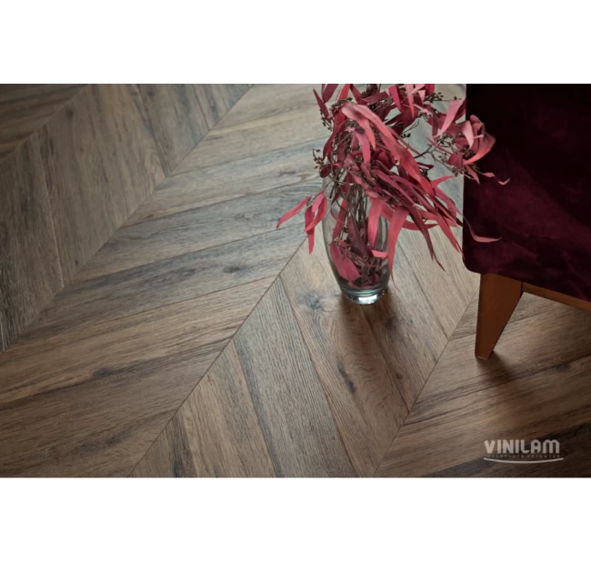Виниловый ламинат Vinilam Parquet Chevron Лувр I107516 Виниловый ламинат Vinilam Parquet Chevron Лувр I107516