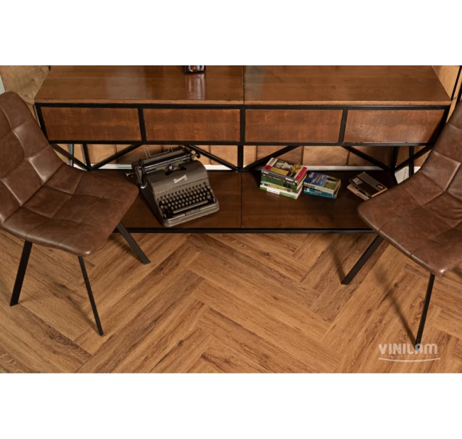 Виниловый ламинат Vinilam Herringbone Паркет Де Вилль IS11210 Виниловый ламинат Vinilam Herringbone Паркет Де Вилль IS11210