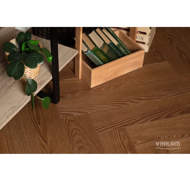 Виниловый ламинат Vinilam Herringbone Паркет Винсент IS11200 Виниловый ламинат Vinilam Herringbone Паркет Винсент IS11200