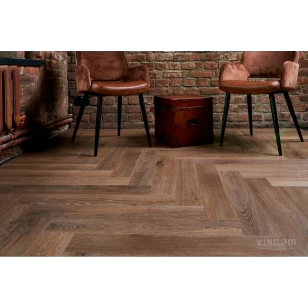 Виниловый ламинат Vinilam Herringbone Паркет Венецианский IS11199