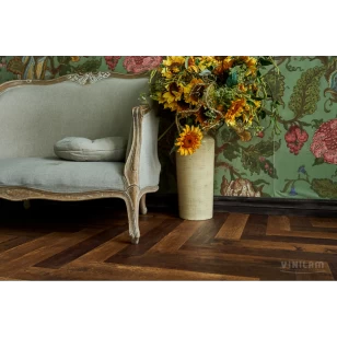 Кварц-виниловый пол Vinilam Herringbone Glue Паркет Парижский GD11155