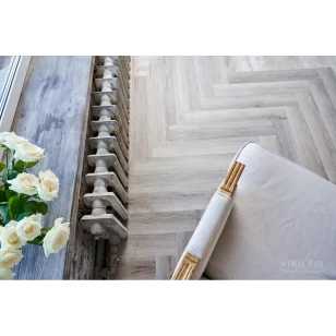 Кварц-виниловый пол Vinilam Herringbone Glue Паркет Эрмитаж GD11122