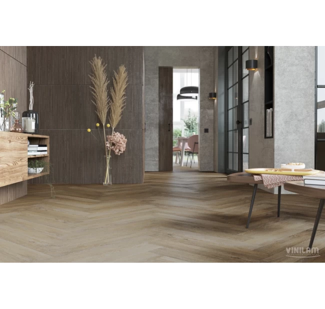 Кварц-виниловый пол Vinilam Herringbone Glue Паркет Тусон GD11377 Кварц-виниловый пол Vinilam Herringbone Glue Паркет Тусон GD11377