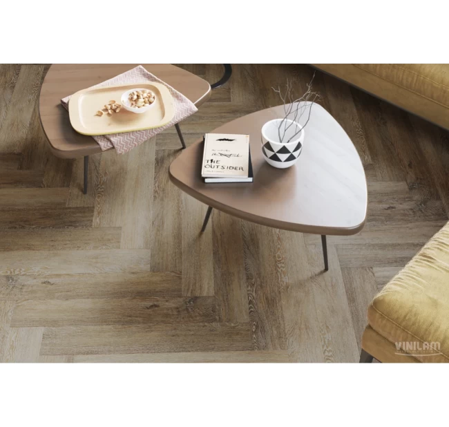Виниловый ламинат Vinilam Herringbone Паркет Тусон IS11377 Виниловый ламинат Vinilam Herringbone Паркет Тусон IS11377