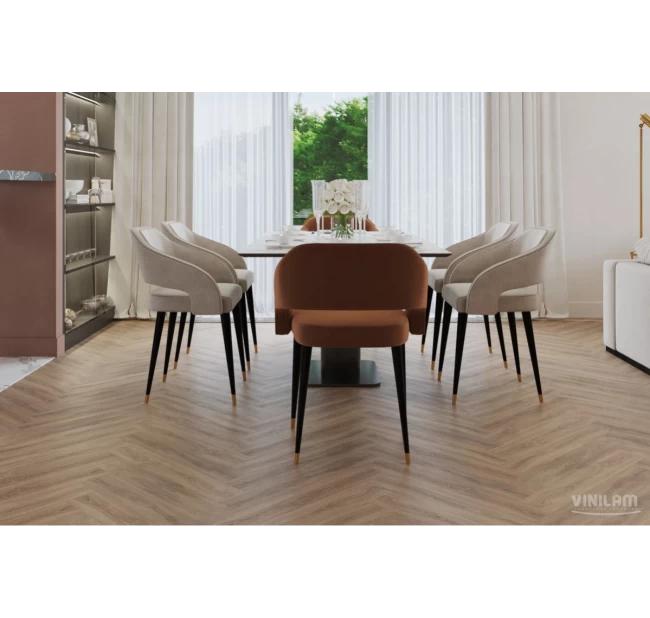 Виниловый ламинат Vinilam Herringbone Паркет Монпелье IS11355 Виниловый ламинат Vinilam Herringbone Паркет Монпелье IS11355