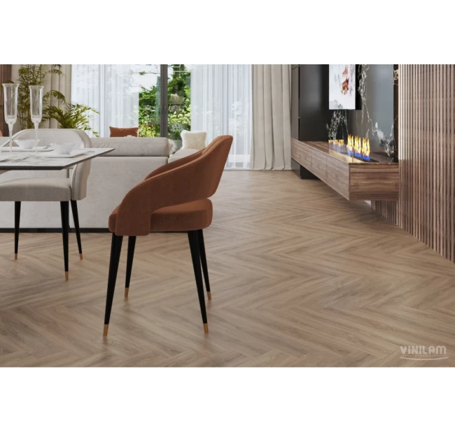 Виниловый ламинат Vinilam Herringbone Паркет Монпелье IS11355 Виниловый ламинат Vinilam Herringbone Паркет Монпелье IS11355
