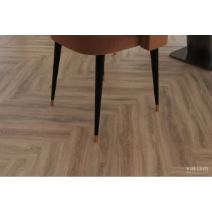 Виниловый ламинат Vinilam Herringbone Паркет Монпелье IS11355