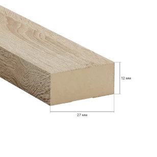 Рейка интерьерная МДФ Stella Модель 12 Standart Дуб Сонома 2800х27х12