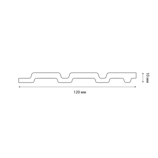 Интерьерная рейка Grace 3D Rail Белая