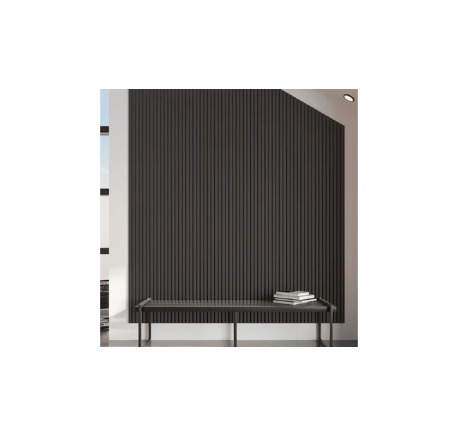 Реечная панель акустическая Stella Comfort De Luxe Black Lead 2780х600 Реечная панель акустическая Stella Comfort De Luxe Black Lead 2780х600