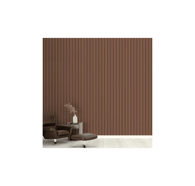 Реечная панель акустическая Stella Comfort De Luxe Terracotta 2780х600 Реечная панель акустическая Stella Comfort De Luxe Terracotta 2780х600
