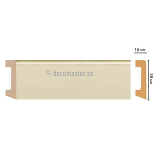 Плинтус напольный Декомастер D234-61