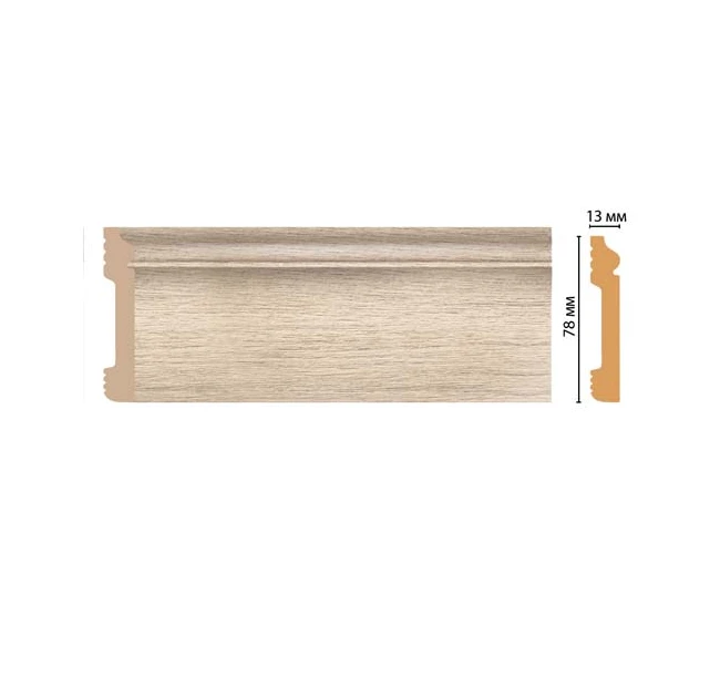 Плинтус напольный Декомастер D005-72 Плинтус напольный Декомастер D005-72