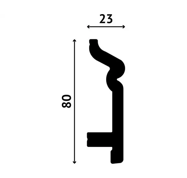 Плинтус DECOSTAR DUROSTYLE SK-37 Плинтус DECOSTAR DUROSTYLE SK-37