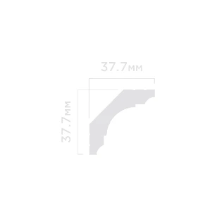 Плинтус потолочный Hi Wood A53 37.7х37.7х2000 мм