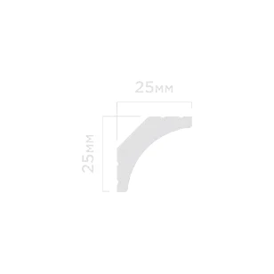 Плинтус потолочный Hi Wood A35 25х25х2000 мм