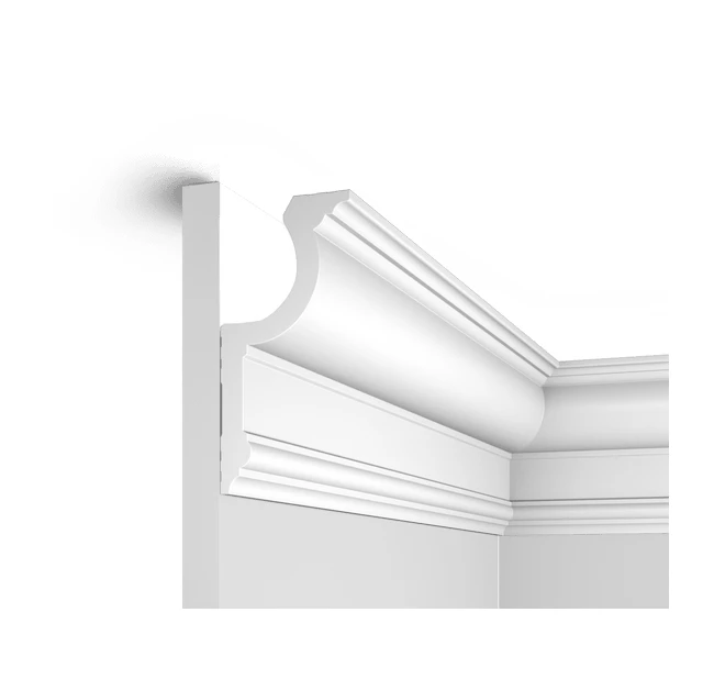 Плинтус потолочный Hi Wood A155 67х140х2000 мм Плинтус потолочный Hi Wood A155 67х140х2000 мм